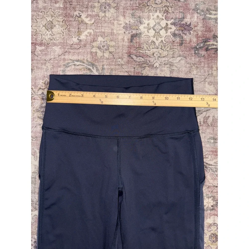 Aerie Chill Play Move Navy Blue High Waisted Leggings Womens Size Medium M